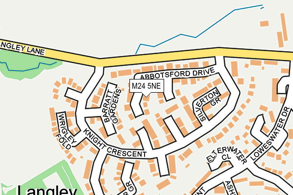 M24 5NE map - OS OpenMap – Local (Ordnance Survey)