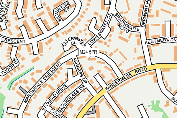 M24 5PR map - OS OpenMap – Local (Ordnance Survey)