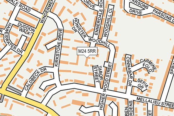 M24 5RR map - OS OpenMap – Local (Ordnance Survey)