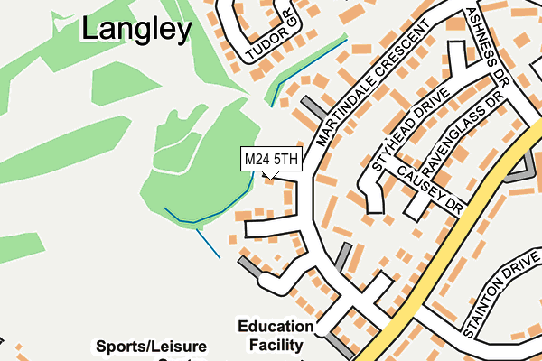 M24 5TH map - OS OpenMap – Local (Ordnance Survey)