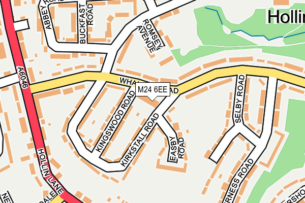 M24 6EE map - OS OpenMap – Local (Ordnance Survey)