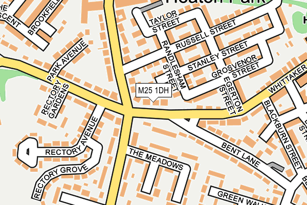 M25 1DH map - OS OpenMap – Local (Ordnance Survey)