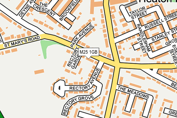 M25 1GB map - OS OpenMap – Local (Ordnance Survey)