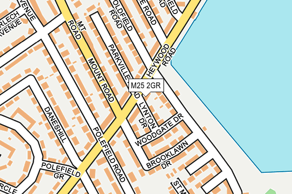M25 2GR map - OS OpenMap – Local (Ordnance Survey)
