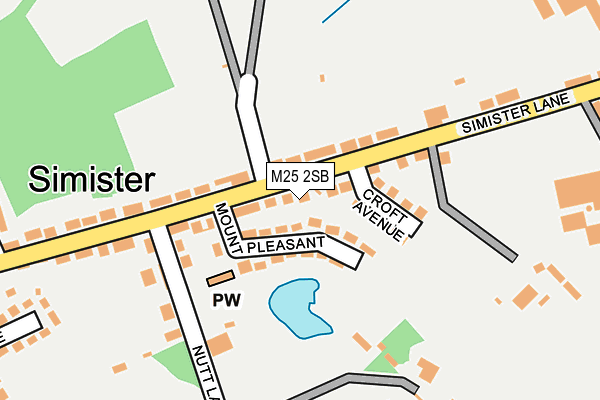M25 2SB map - OS OpenMap – Local (Ordnance Survey)