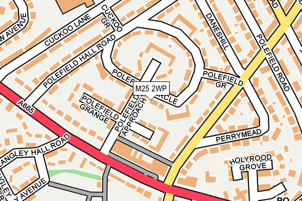 M25 2WP map - OS OpenMap – Local (Ordnance Survey)