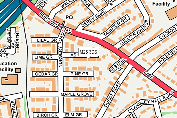M25 3DS map - OS OpenMap – Local (Ordnance Survey)