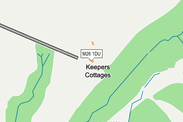 M26 1DU map - OS OpenMap – Local (Ordnance Survey)