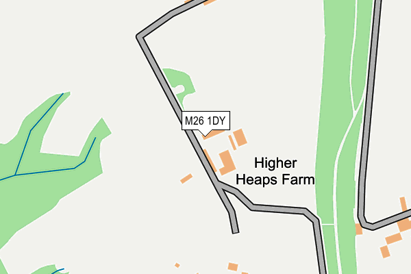 M26 1DY map - OS OpenMap – Local (Ordnance Survey)