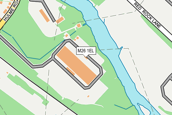 M26 1EL map - OS OpenMap – Local (Ordnance Survey)