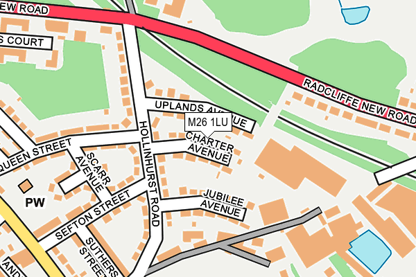 M26 1LU map - OS OpenMap – Local (Ordnance Survey)