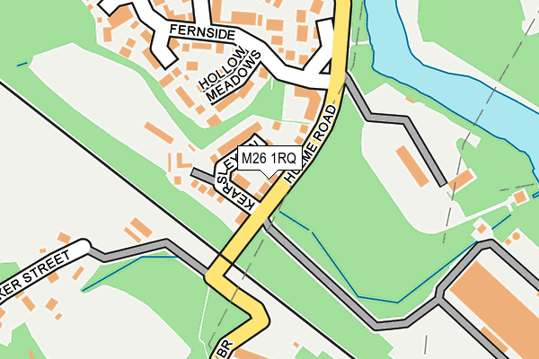M26 1RQ map - OS OpenMap – Local (Ordnance Survey)