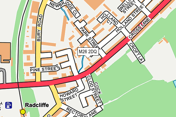 M26 2DQ map - OS OpenMap – Local (Ordnance Survey)