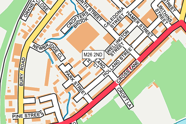 M26 2ND map - OS OpenMap – Local (Ordnance Survey)