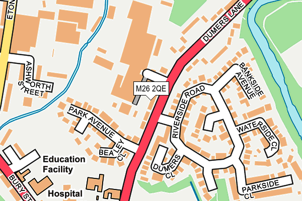 M26 2QE map - OS OpenMap – Local (Ordnance Survey)