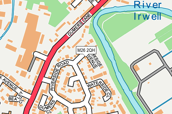 M26 2QH map - OS OpenMap – Local (Ordnance Survey)