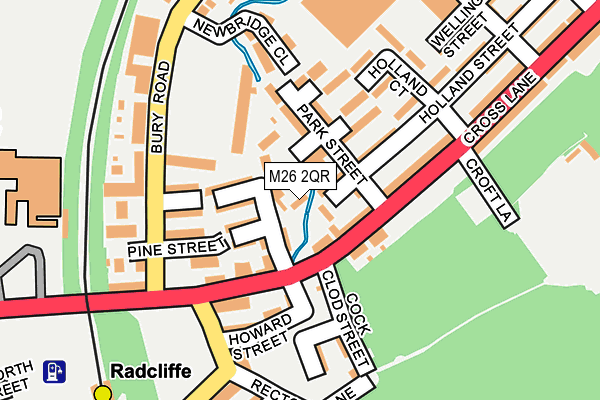 M26 2QR map - OS OpenMap – Local (Ordnance Survey)