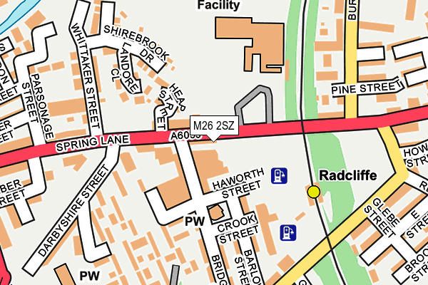 M26 2SZ map - OS OpenMap – Local (Ordnance Survey)