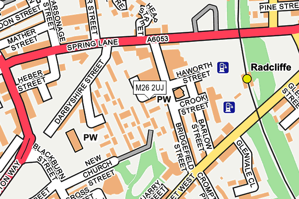 M26 2UJ map - OS OpenMap – Local (Ordnance Survey)