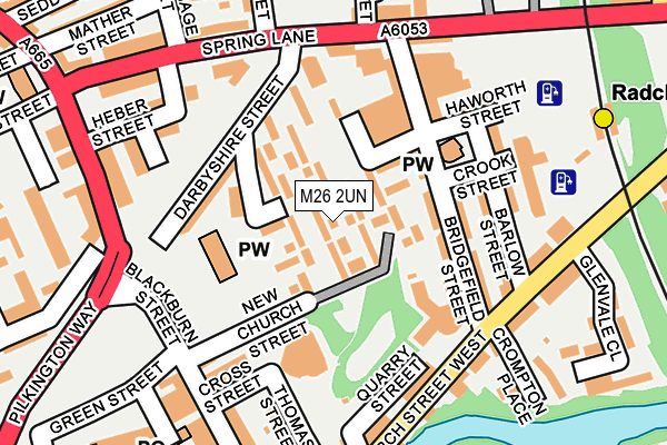 M26 2UN map - OS OpenMap – Local (Ordnance Survey)