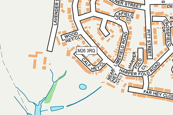 M26 3RQ map - OS OpenMap – Local (Ordnance Survey)
