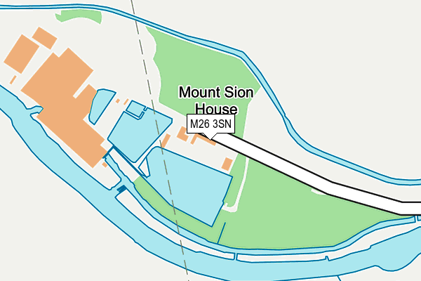 M26 3SN map - OS OpenMap – Local (Ordnance Survey)
