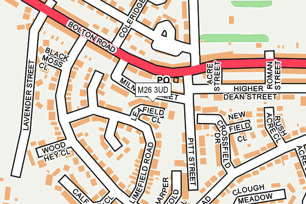 M26 3UD map - OS OpenMap – Local (Ordnance Survey)