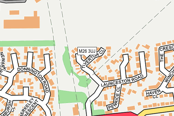 M26 3UJ map - OS OpenMap – Local (Ordnance Survey)