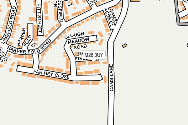 M26 3UY map - OS OpenMap – Local (Ordnance Survey)