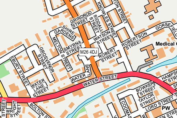 M26 4DJ map - OS OpenMap – Local (Ordnance Survey)