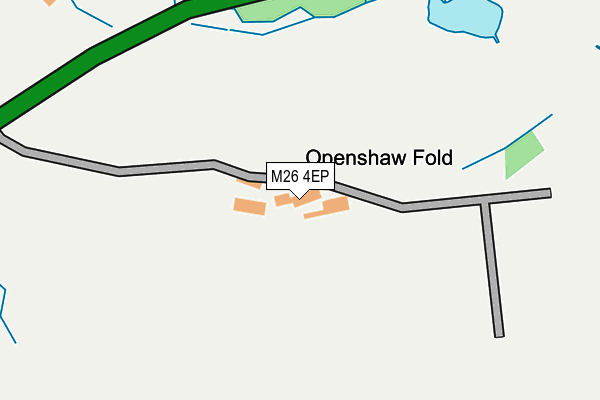 M26 4EP map - OS OpenMap – Local (Ordnance Survey)