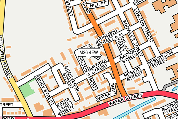 M26 4EW map - OS OpenMap – Local (Ordnance Survey)