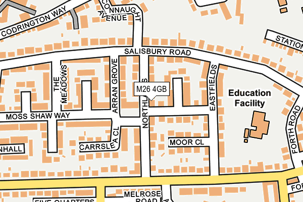 M26 4GB map - OS OpenMap – Local (Ordnance Survey)