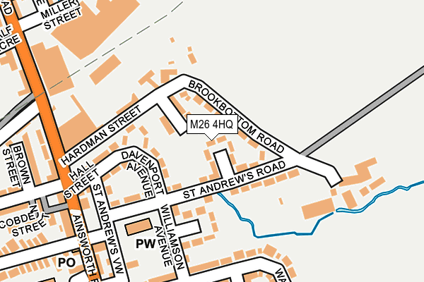 M26 4HQ map - OS OpenMap – Local (Ordnance Survey)