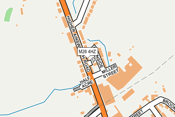 M26 4HZ map - OS OpenMap – Local (Ordnance Survey)