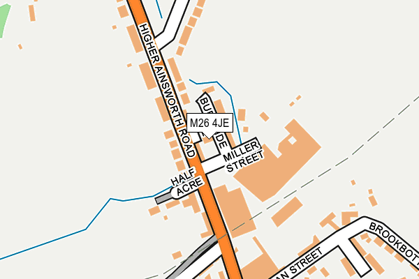 M26 4JE map - OS OpenMap – Local (Ordnance Survey)
