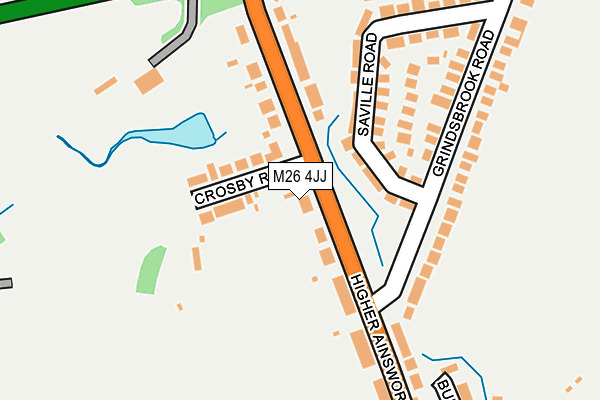 M26 4JJ map - OS OpenMap – Local (Ordnance Survey)