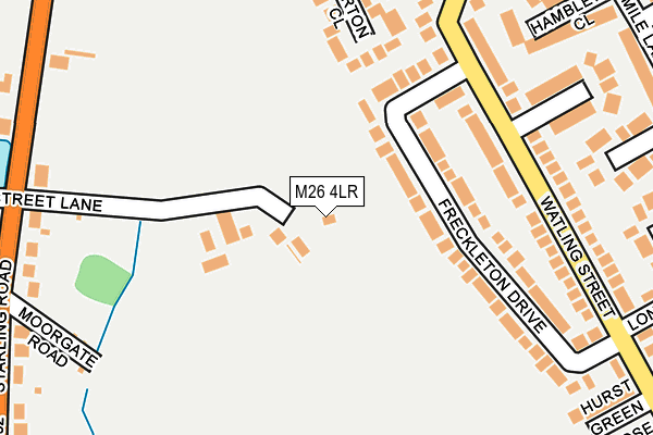 M26 4LR map - OS OpenMap – Local (Ordnance Survey)