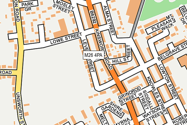 M26 4PA map - OS OpenMap – Local (Ordnance Survey)