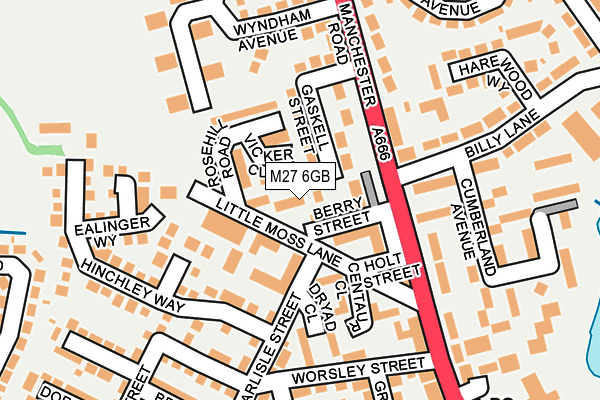 M27 6GB map - OS OpenMap – Local (Ordnance Survey)