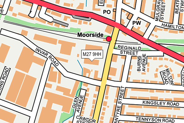 M27 9HH map - OS OpenMap – Local (Ordnance Survey)