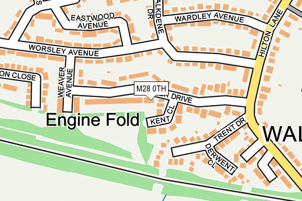 M28 0TH map - OS OpenMap – Local (Ordnance Survey)