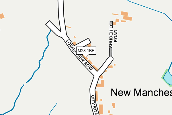 M28 1BE map - OS OpenMap – Local (Ordnance Survey)