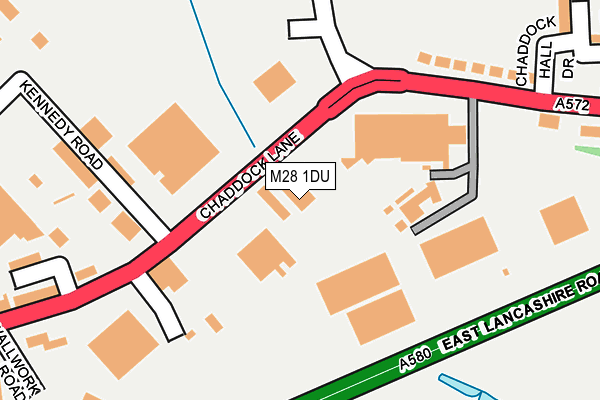 M28 1DU map - OS OpenMap – Local (Ordnance Survey)