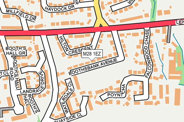 M28 1EZ map - OS OpenMap – Local (Ordnance Survey)