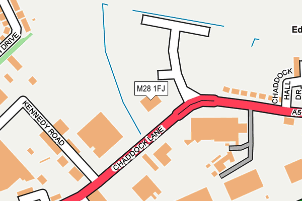 M28 1FJ map - OS OpenMap – Local (Ordnance Survey)