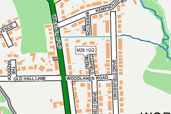 M28 1GQ map - OS OpenMap – Local (Ordnance Survey)