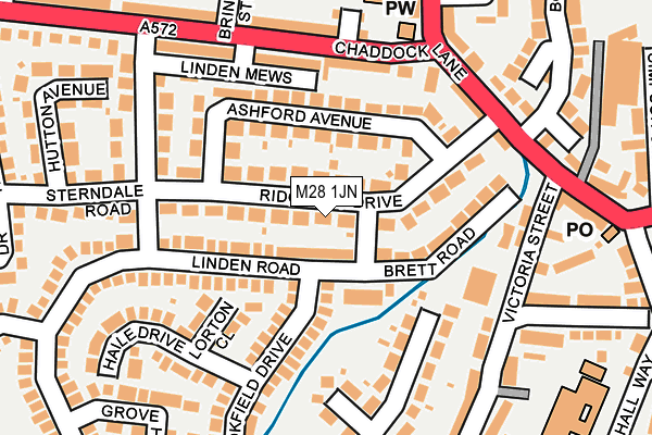 M28 1JN map - OS OpenMap – Local (Ordnance Survey)