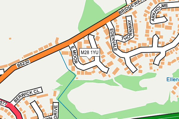 M28 1YU map - OS OpenMap – Local (Ordnance Survey)