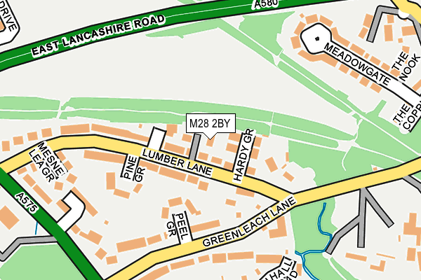 M28 2BY map - OS OpenMap – Local (Ordnance Survey)